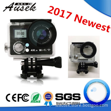 2017 New Ultra Thin go pro camera 4k video resolution camera go pro with remote control